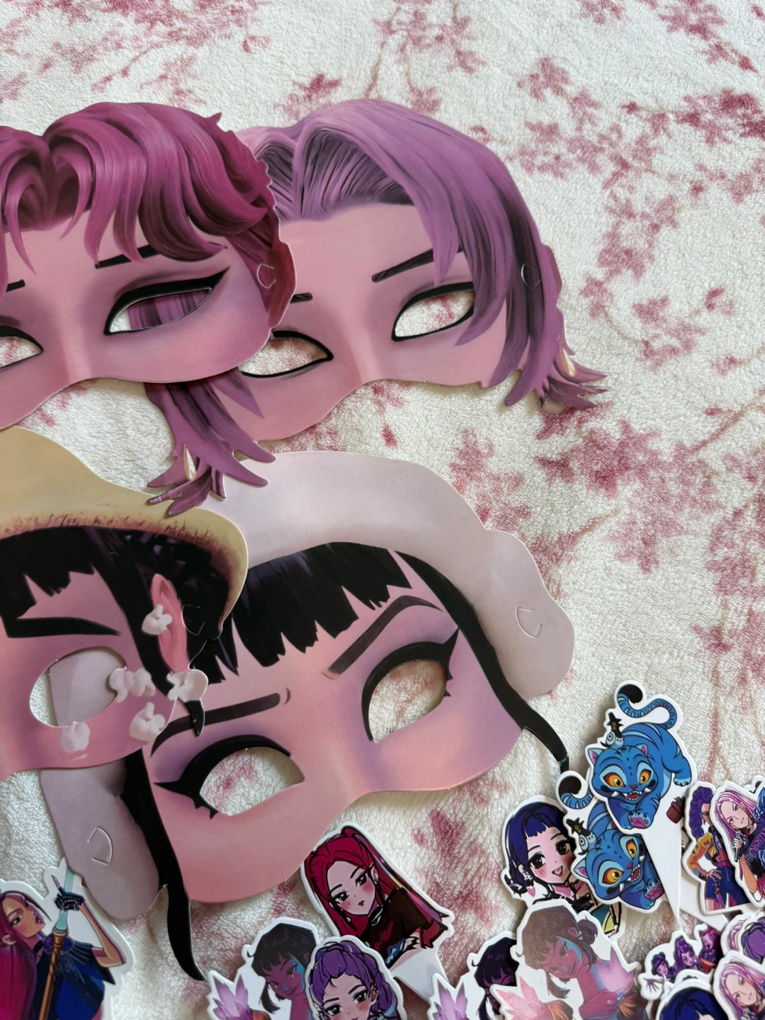 Anime-themed Birthday Party Masks and Cake Toppers - photo 4