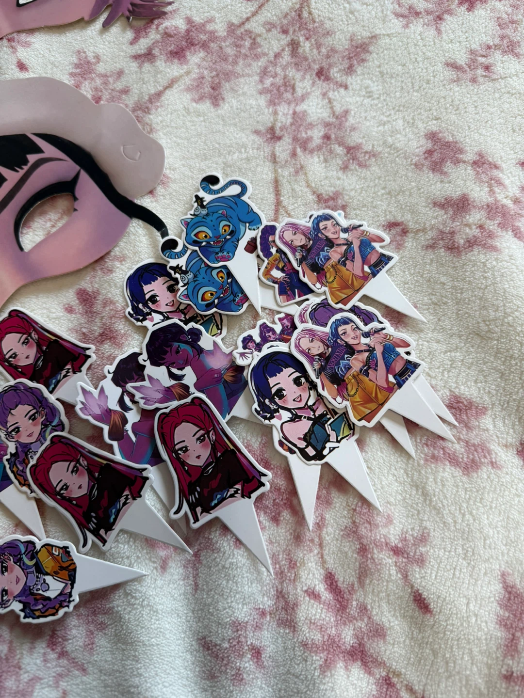 Anime-themed Birthday Party Masks and Cake Toppers - photo 5