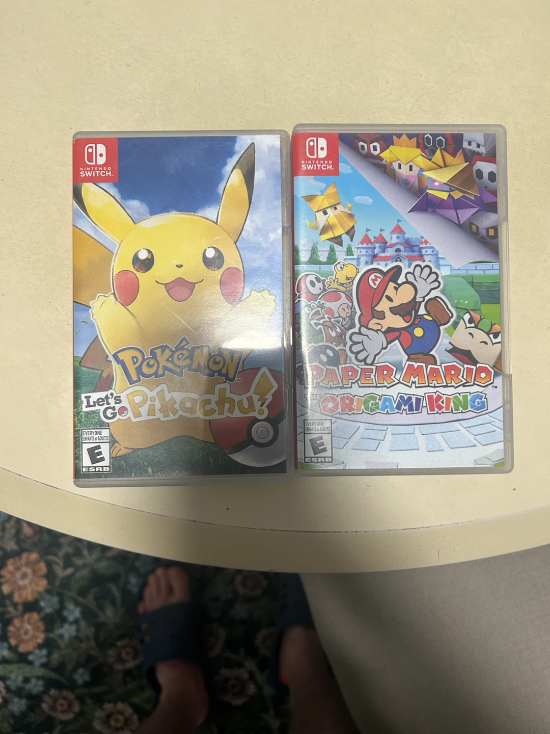 paper Mario origami king and Pokemon let’s go pikachu!