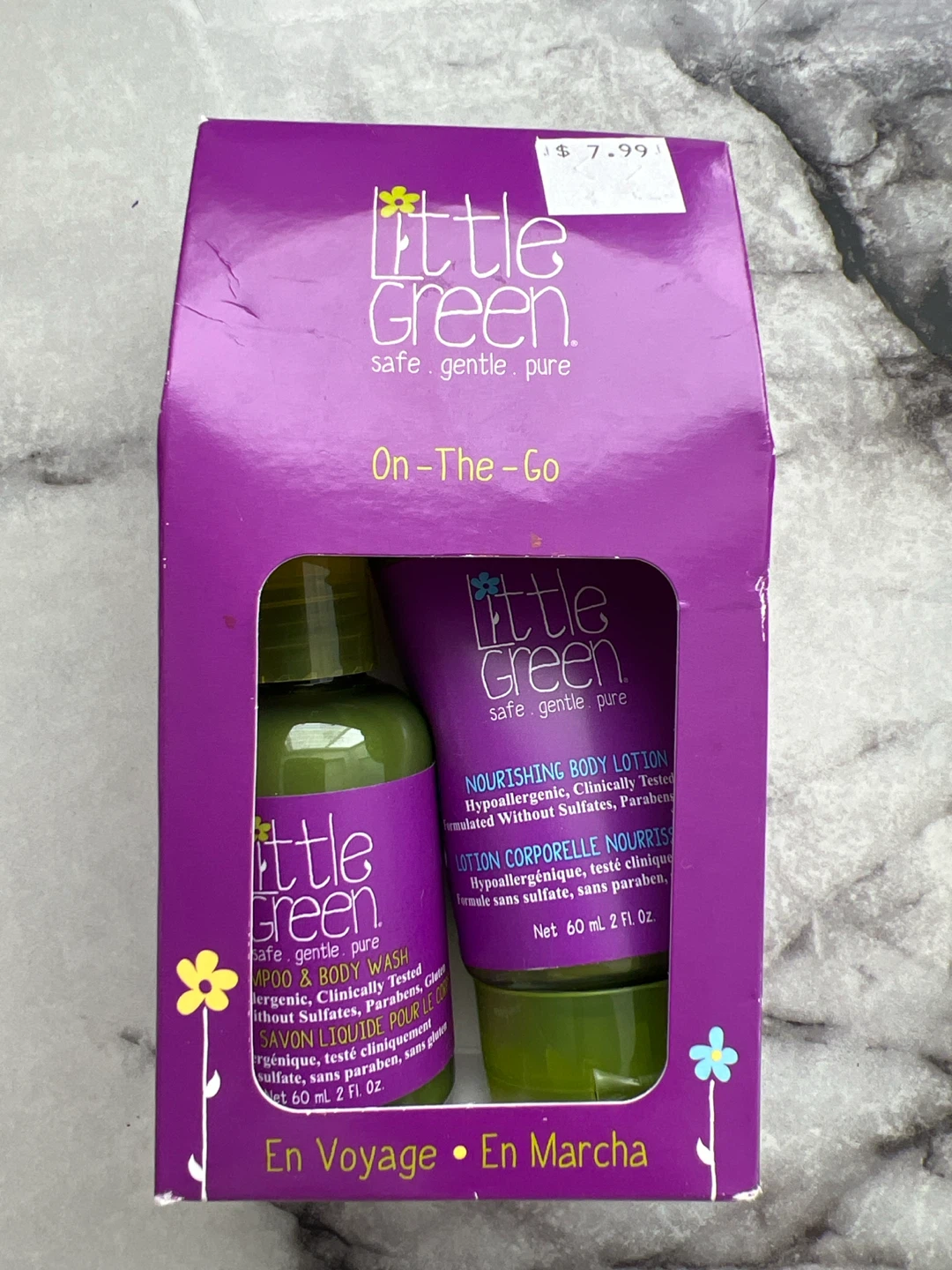 Little Green On-The-Go Shampoo & Body Wash and Lotion Set