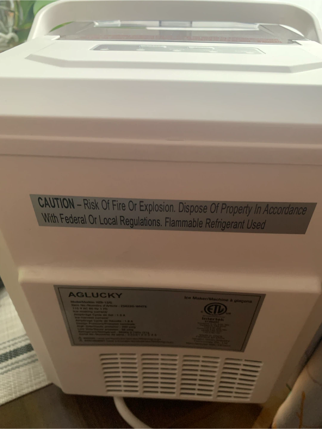AGLUCKY Ice Maker Machine - photo 2
