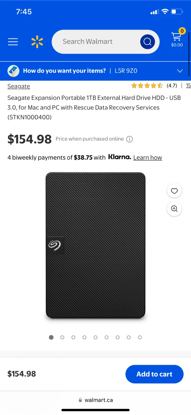 Seagate Expansion Portable 1TB External Hard Drive