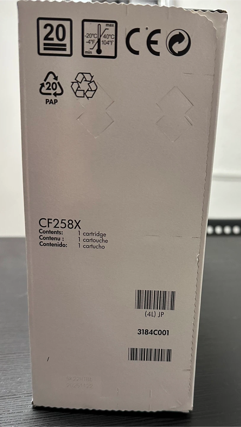 HP 58x High Yield Black Toner Cartridge CF258X - photo 4