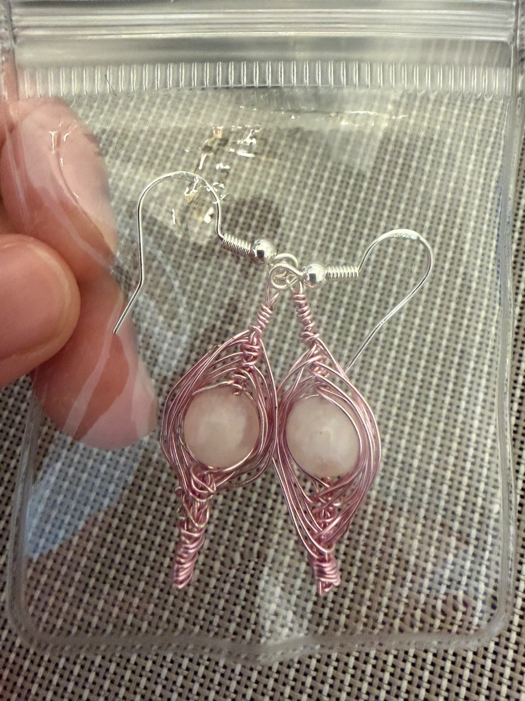 Handmade Earrings with Beads - photo 2
