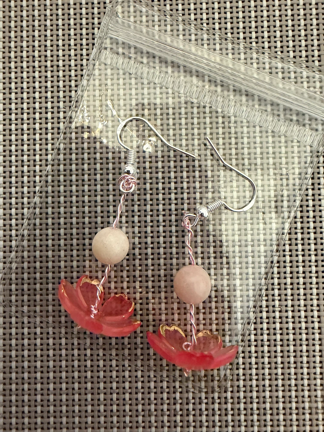 Handmade Earrings with Beads - photo 4