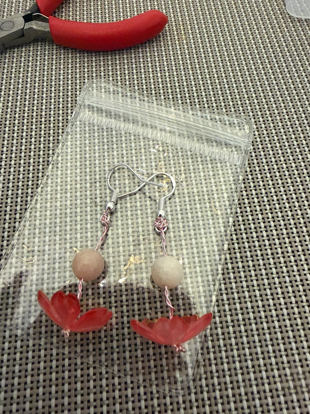 Handmade Earrings with Beads - photo 3