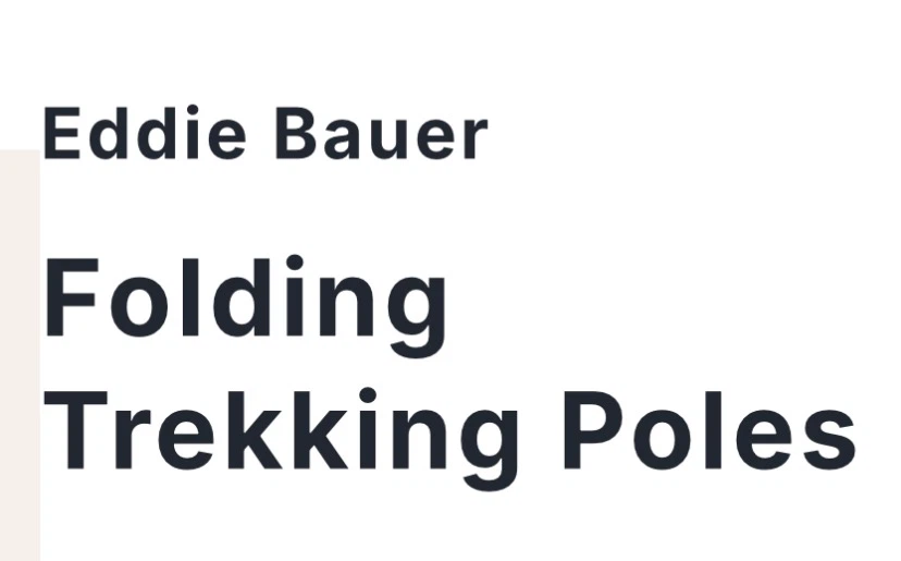 Eddie Bauer Folding Trekking Poles - photo 2