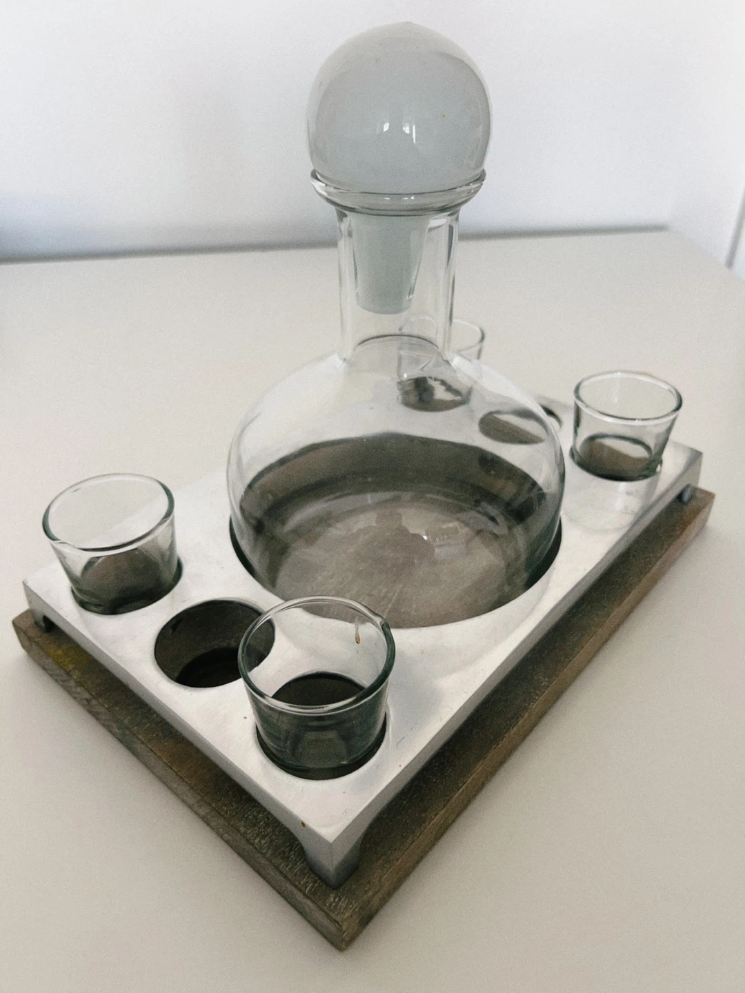 Glass Decanter Set with 4 Shot Glasses - photo 3