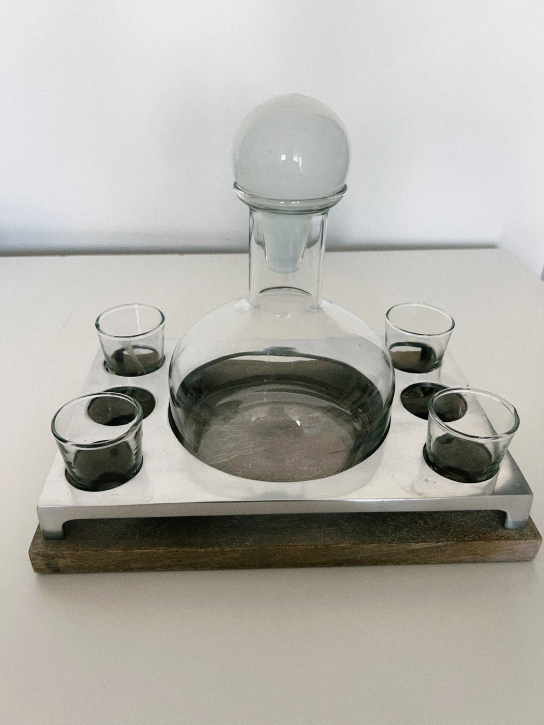 Glass Decanter Set with 4 Shot Glasses - photo 4