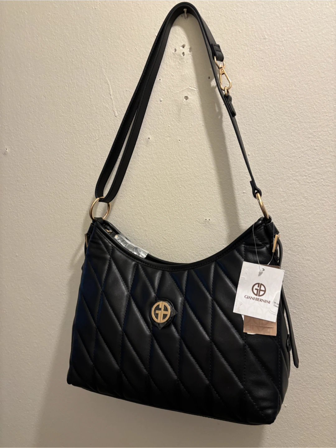 NEW-CLEARANCE-Gianni Bernini Quilted Shoulder Bag