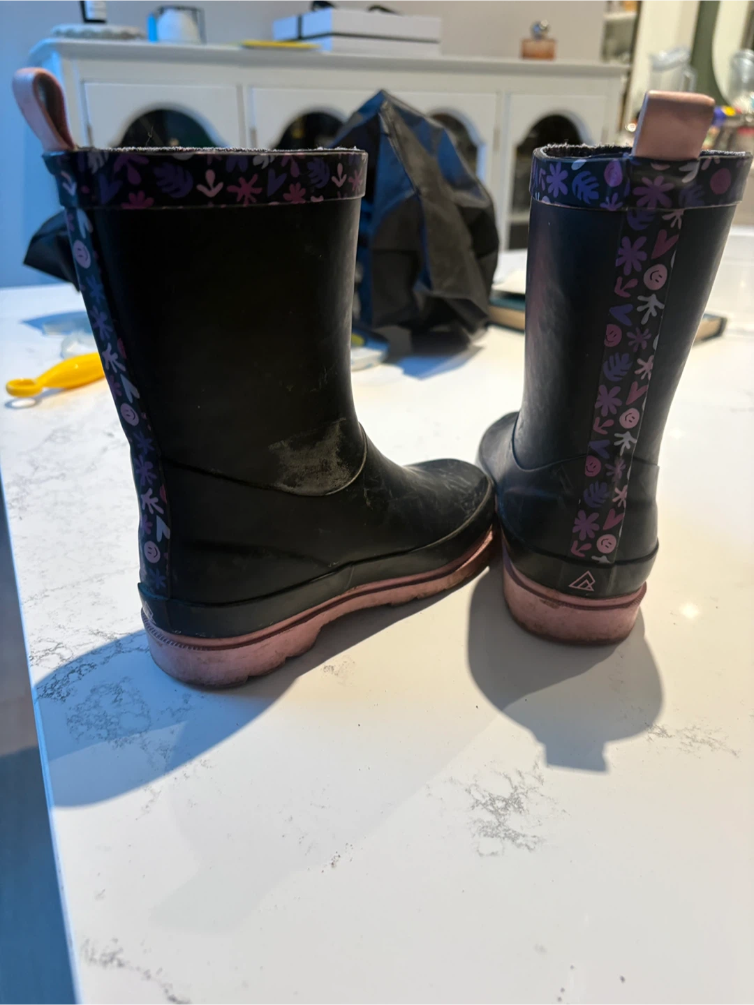Rip zone Girls Rubber Boots size 11