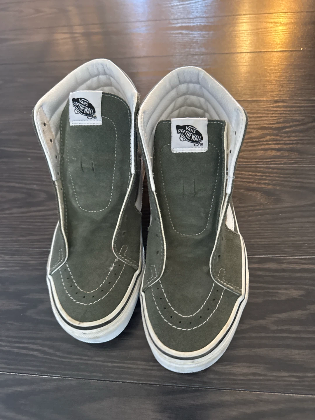 Vans Sk8-Hi Suede Sneakers - Green