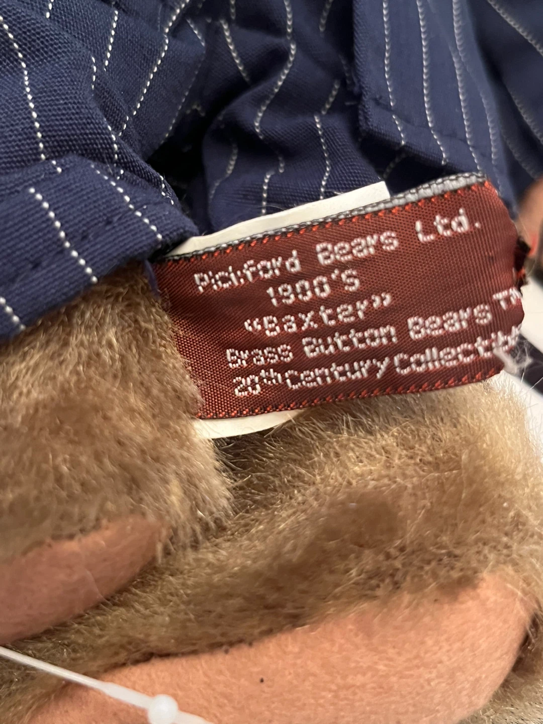 🧸 Baxter collectible plush bear 20th Century series 🧸 - photo 5