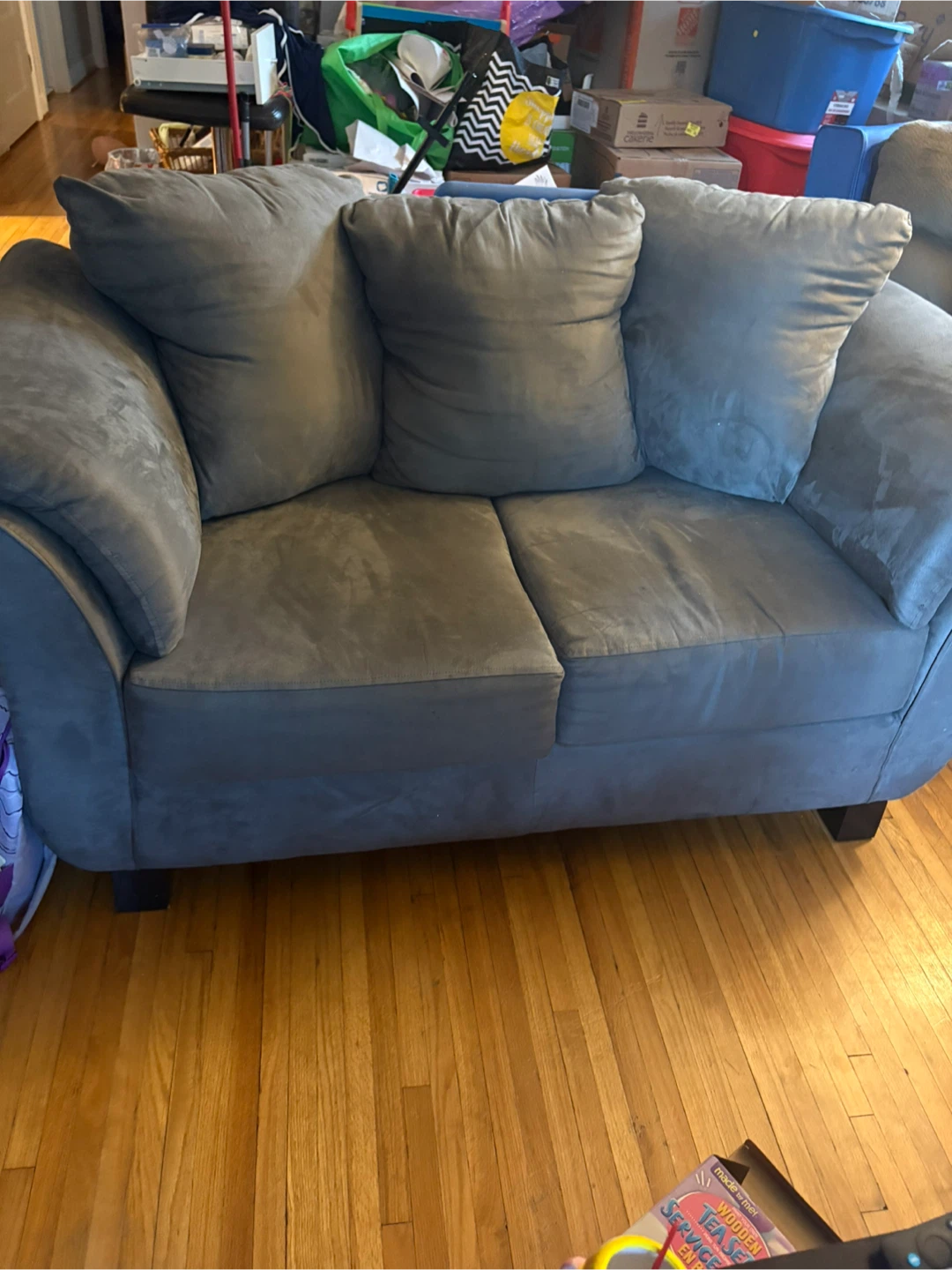 Grey Loveseat Sofa