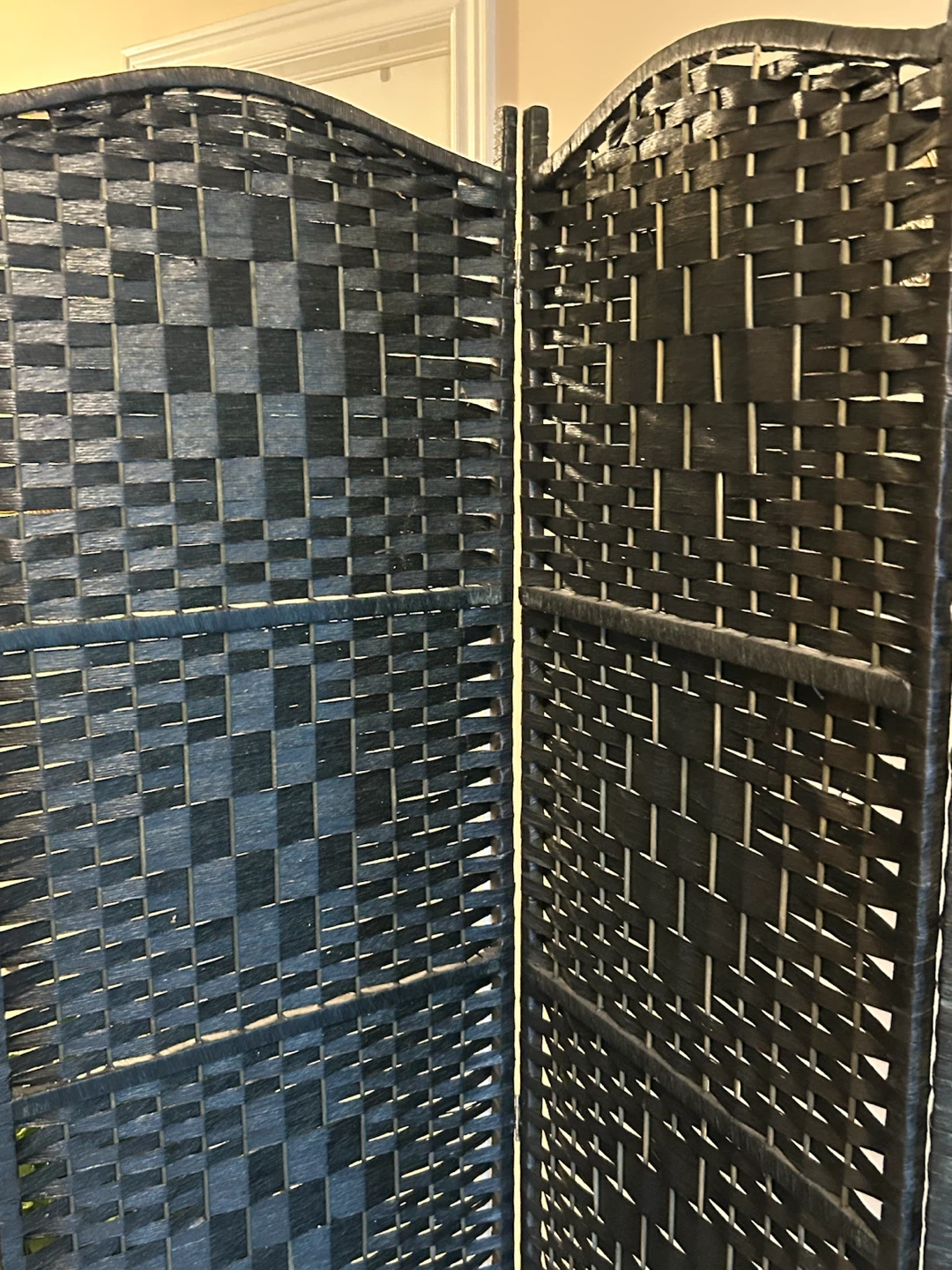 3-Panel Folding Room Divider Screen - photo 2