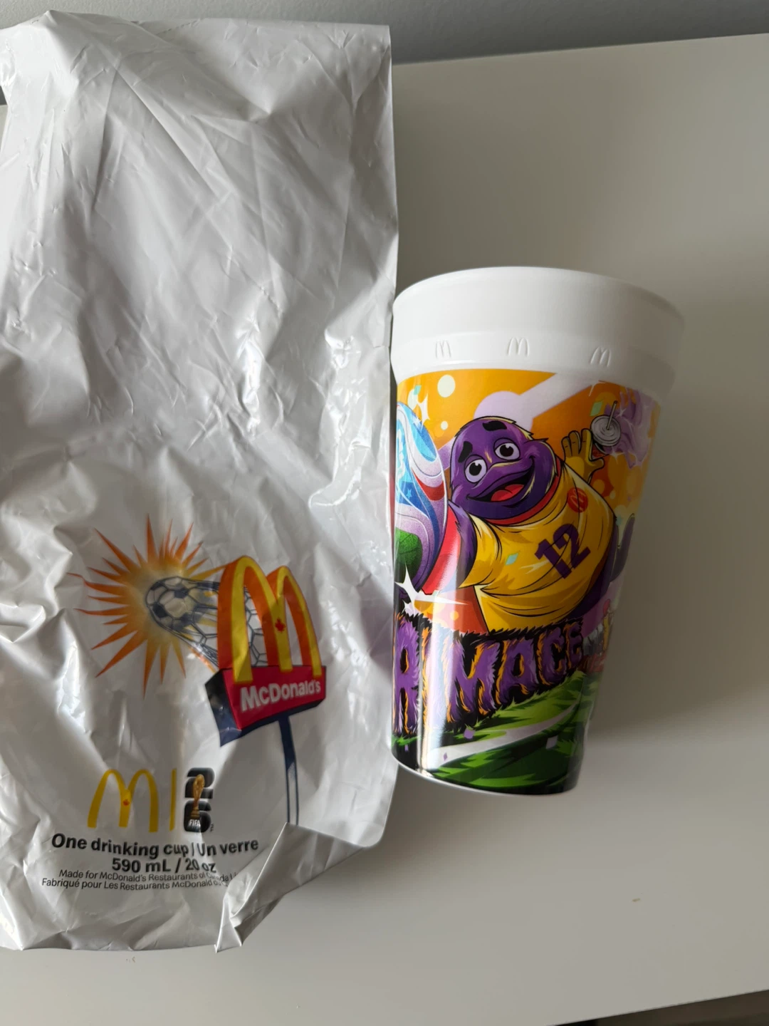 McDonald's Grimace FIFA Cup