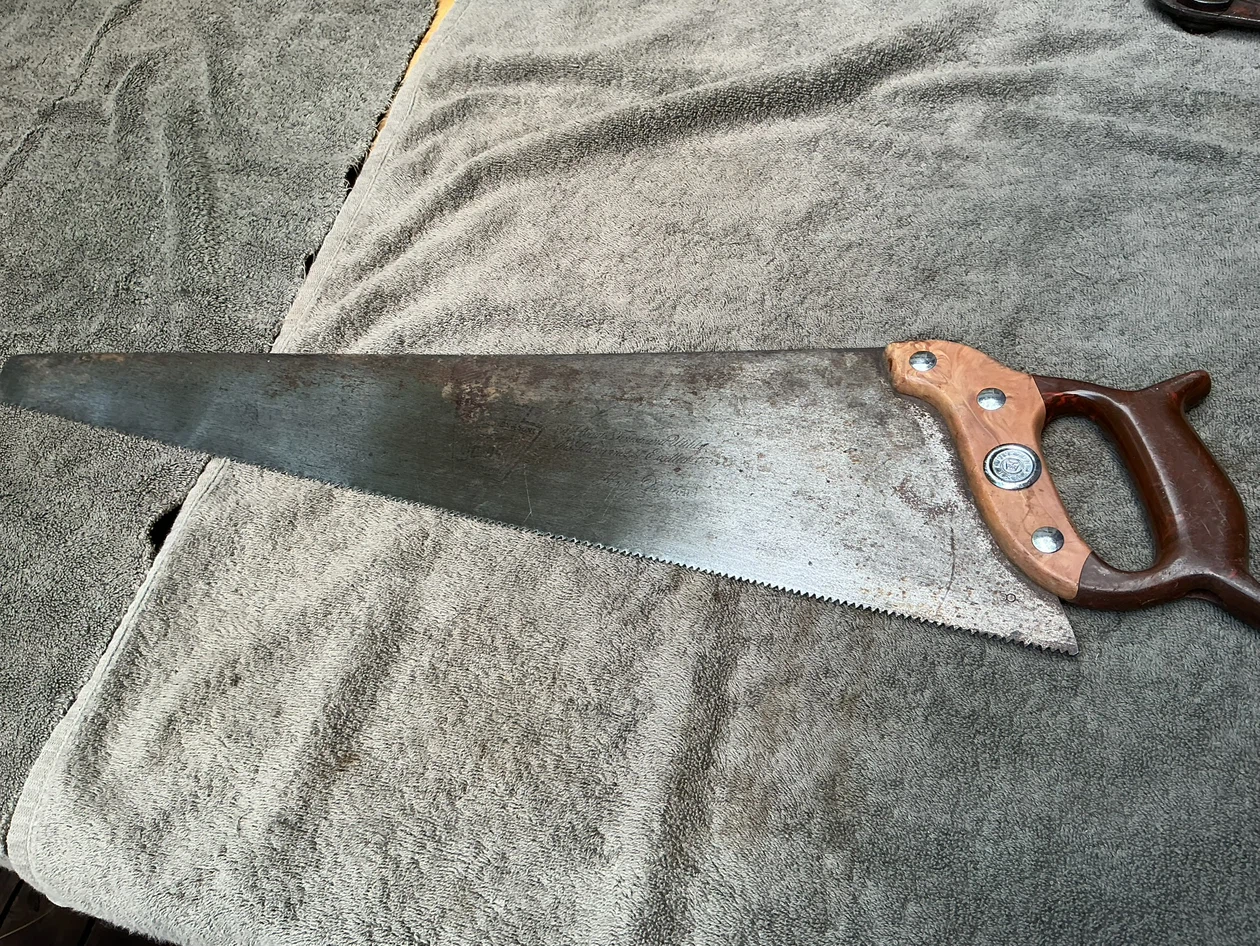 Disston D-95  26” 8 point Hand Saw !