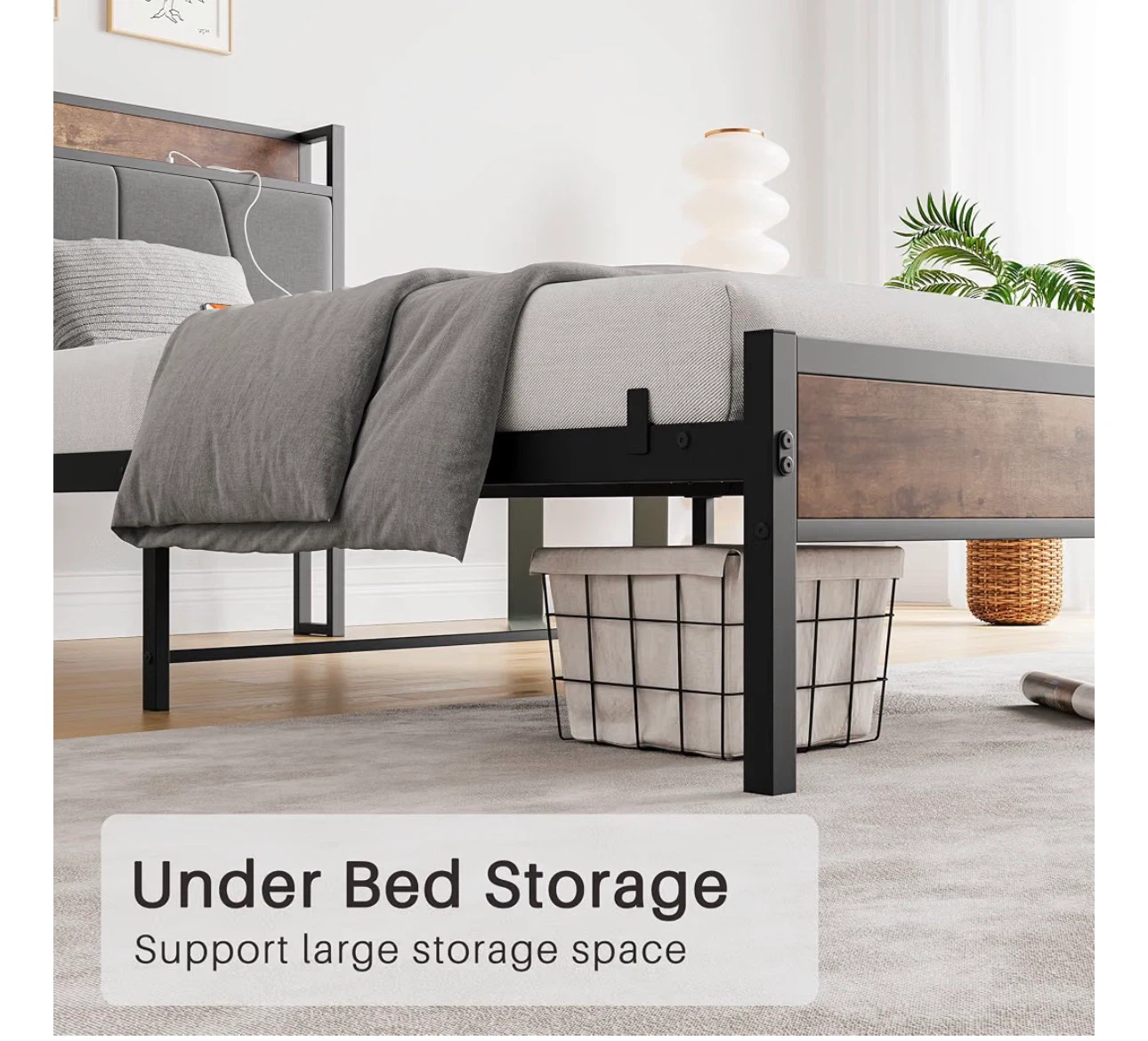 Twin bed with mattress- almost new - photo 4