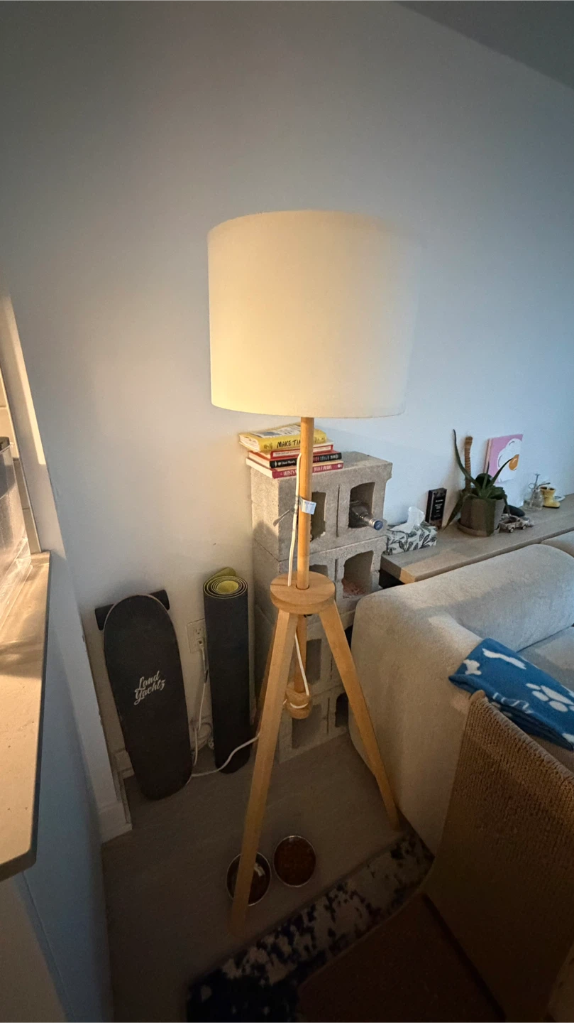 IKEA LAUTERS Floor Lamp, Ash/White - photo 2