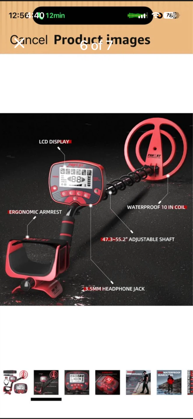 PANKY Metal Detector with Accessories - photo 4