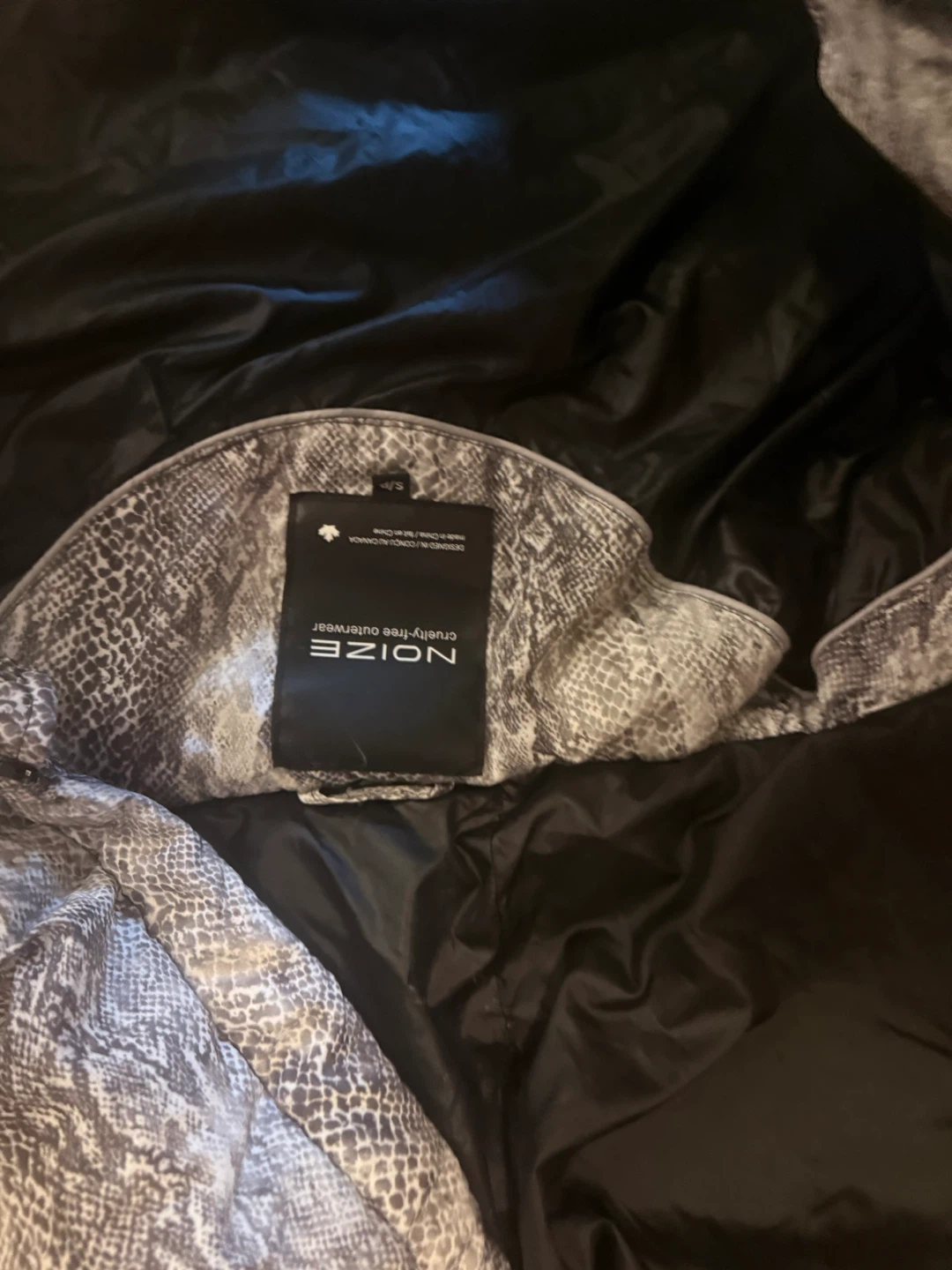 NOIZE Puffer Jacket - Snakeskin Print - photo 3
