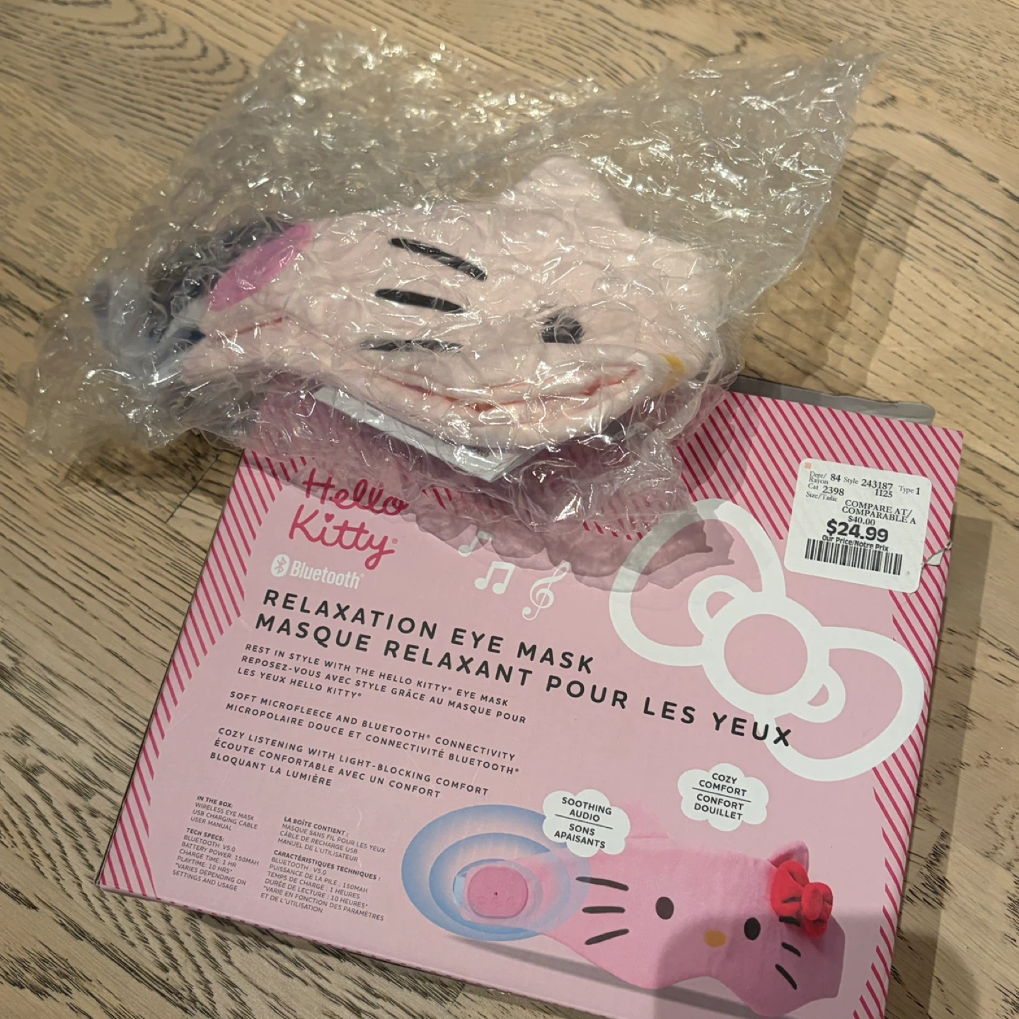 Hello Kitty Bluetooth Relaxation Eye Mask