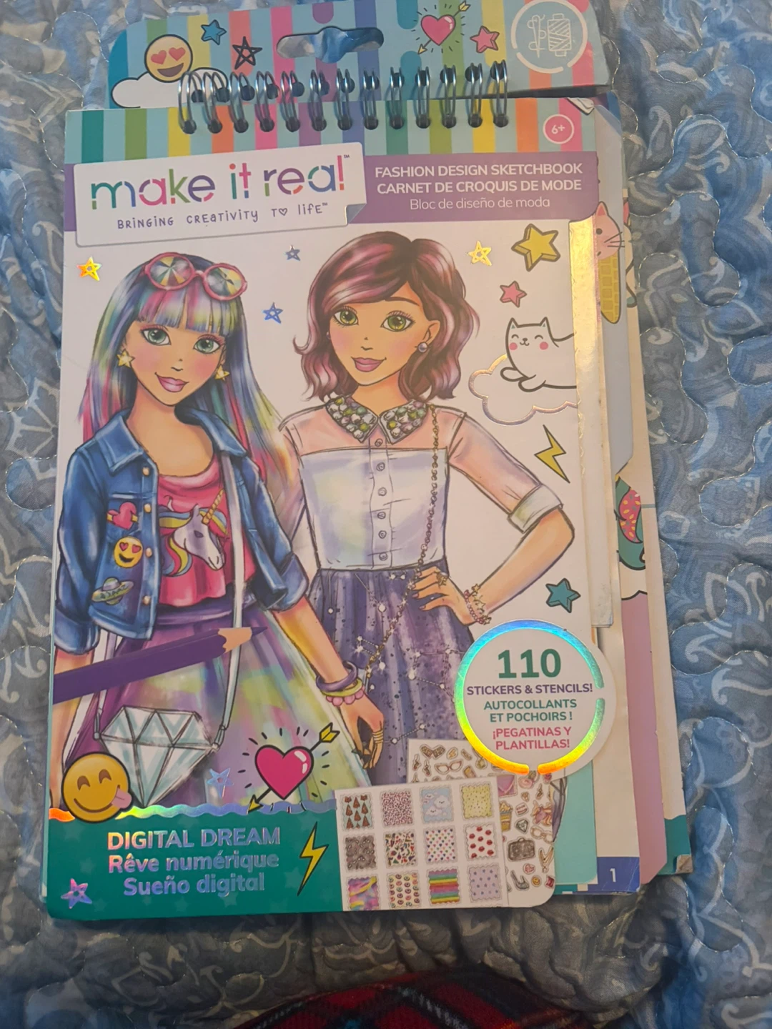 Make It Real Digital Dream Fashion Design Sketchbook