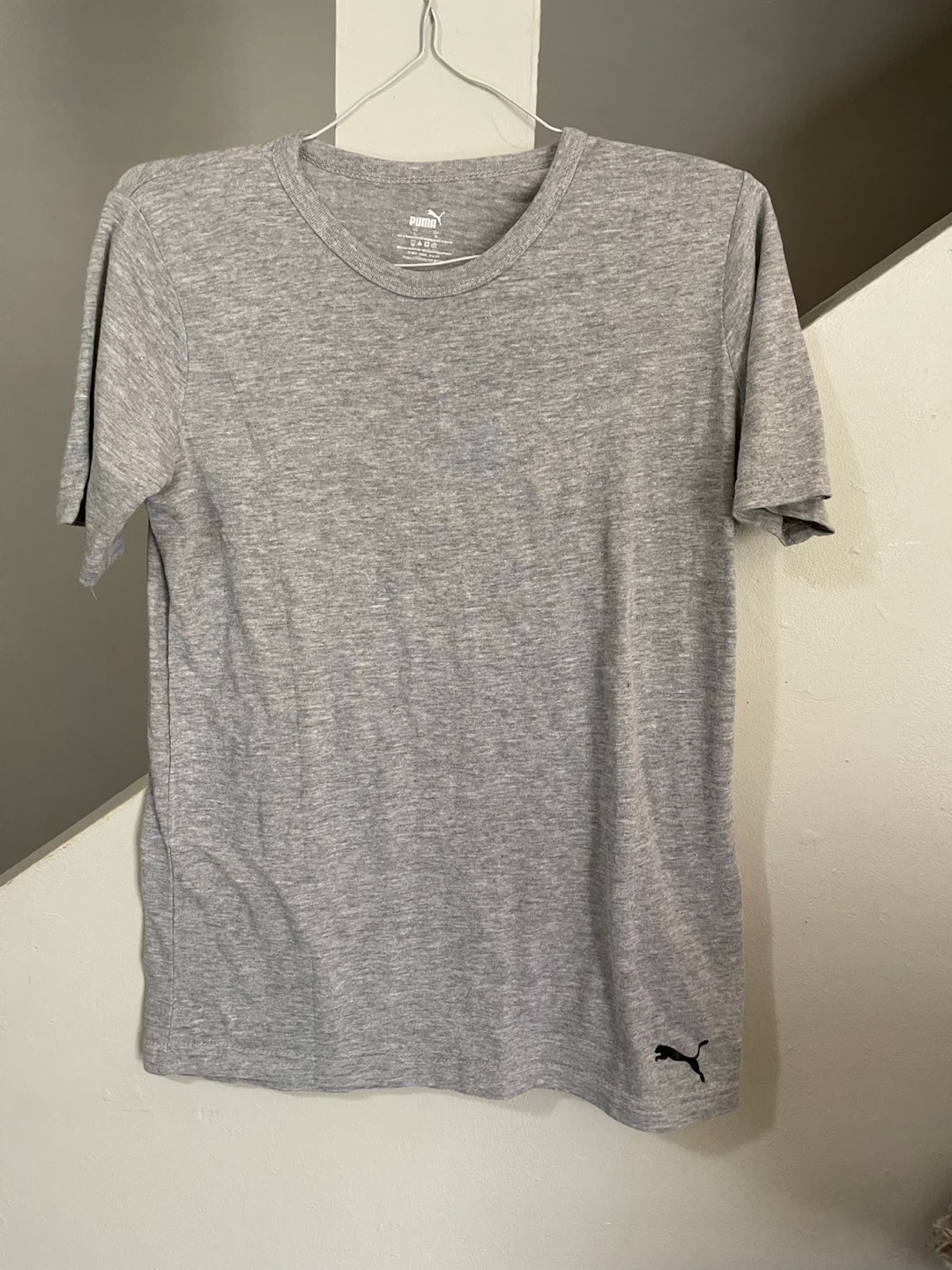 Puma T-Shirts -youth size 14-16 - 3 Pack (Black, White, Grey) - photo 2