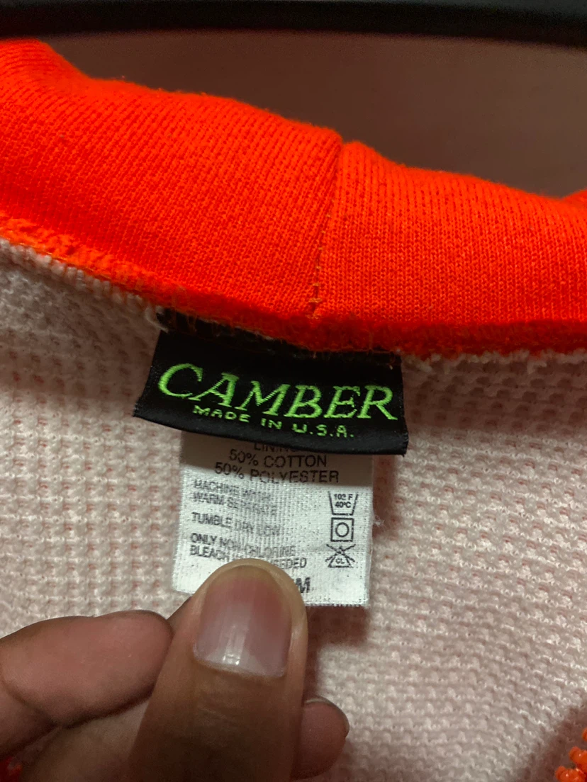 Camber Zip-Up Hoodie Orange - photo 2