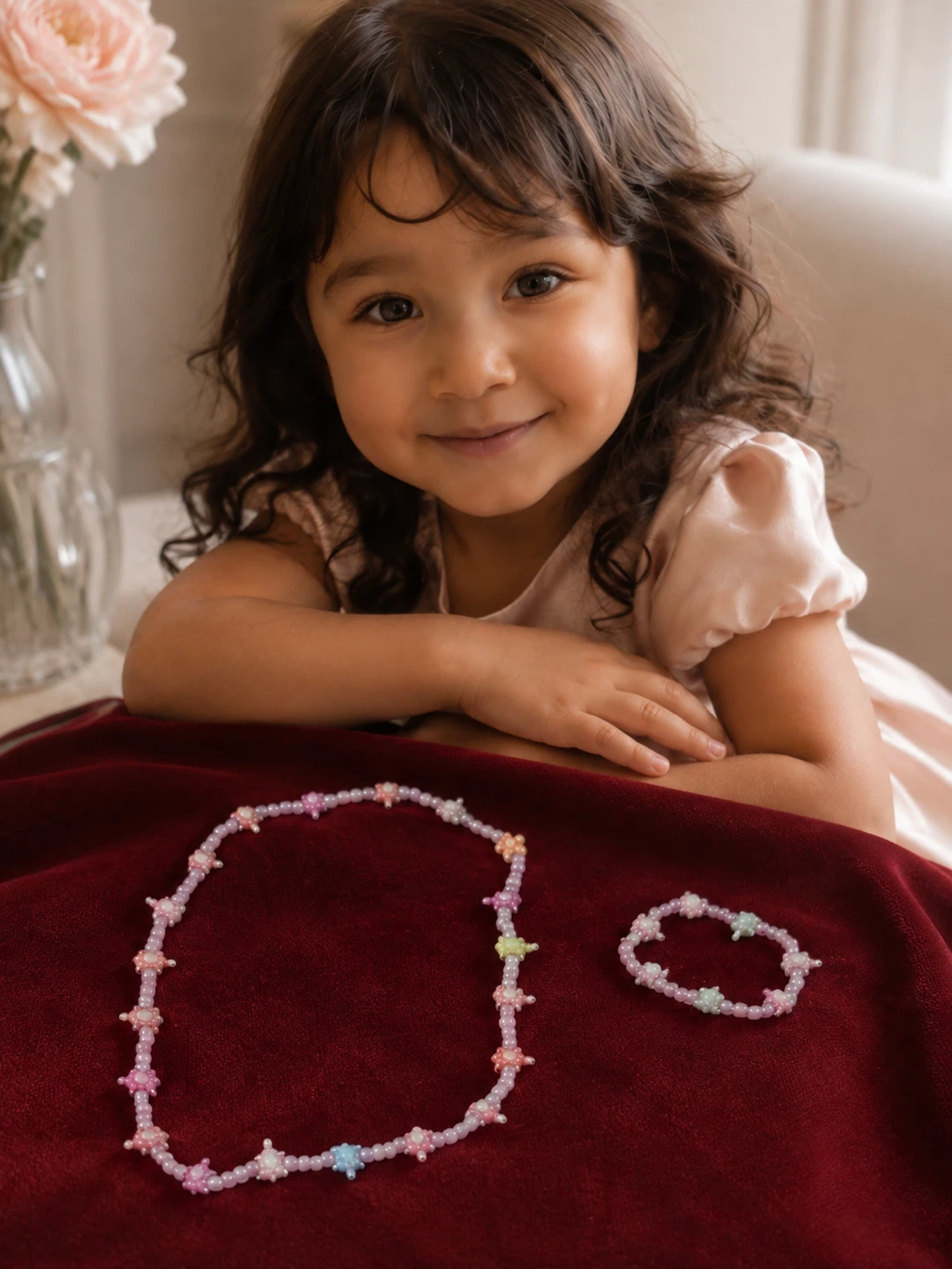 Beaded Necklace and Bracelet Set - photo 2