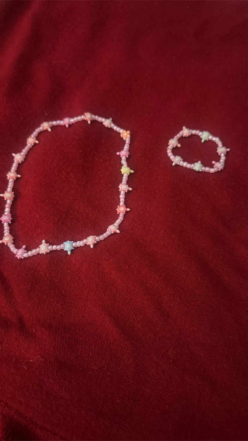 Beaded Necklace and Bracelet Set - photo 3