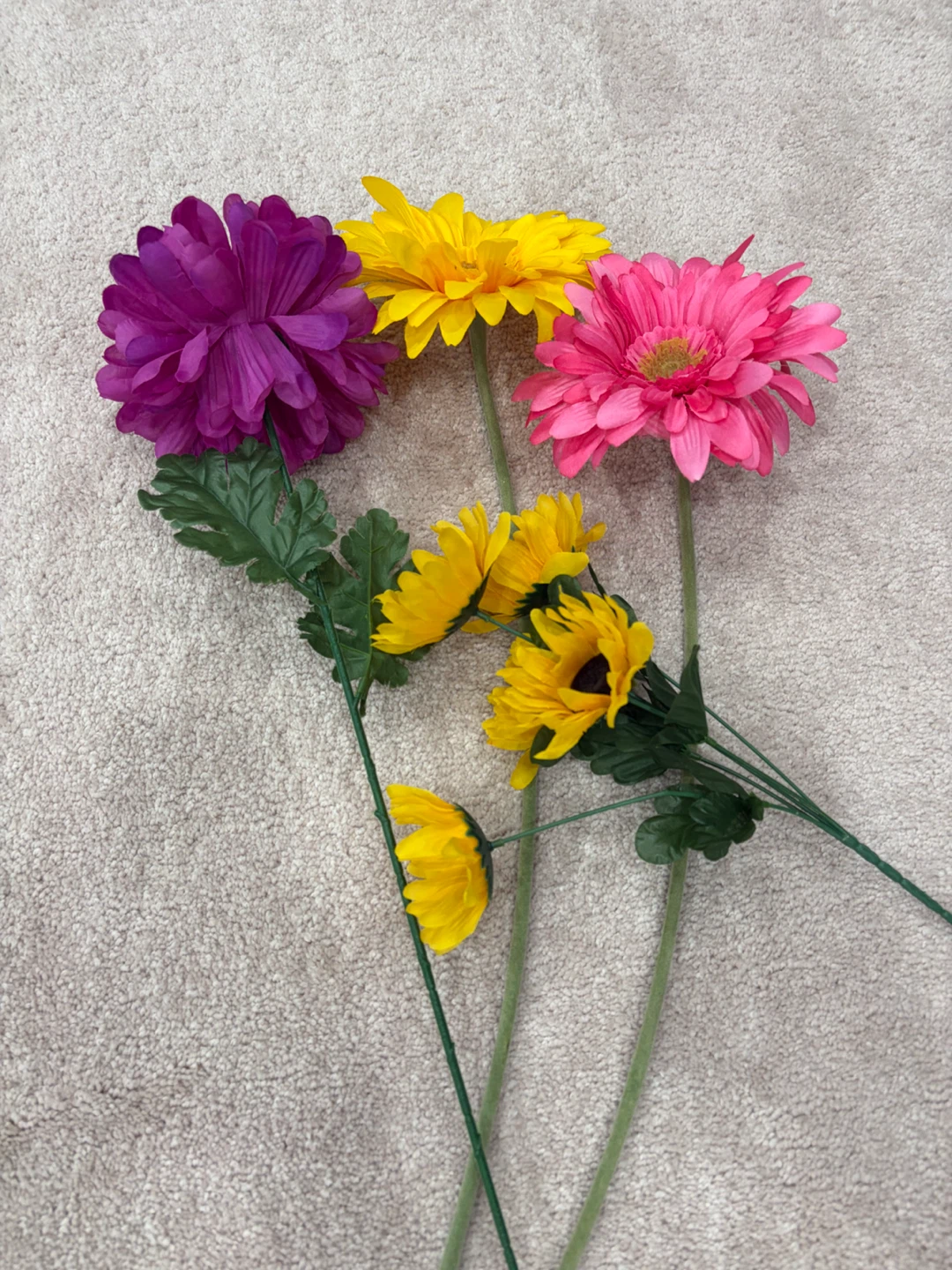 Artificial Flowers - Gerbera Daisies & Sunflowers