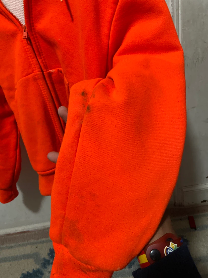 Camber Zip-Up Hoodie Orange - photo 3