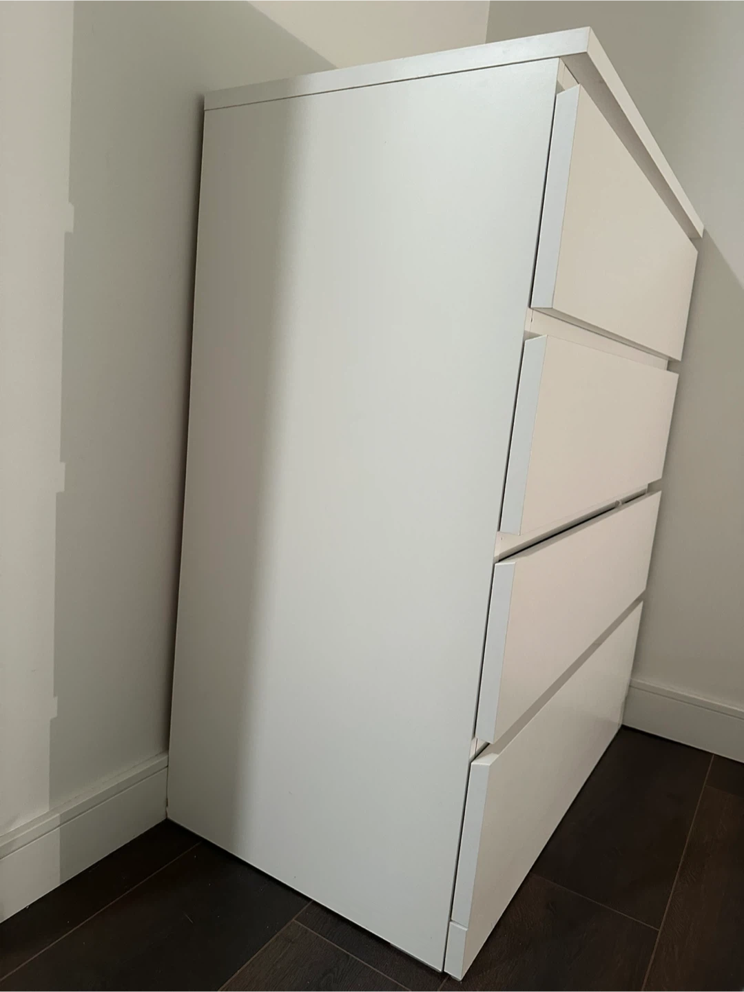 IKEA MALM 4-drawer dresser, white - photo 3