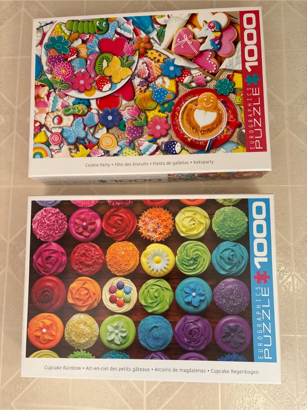 Two Puzzles- 1000 pieces