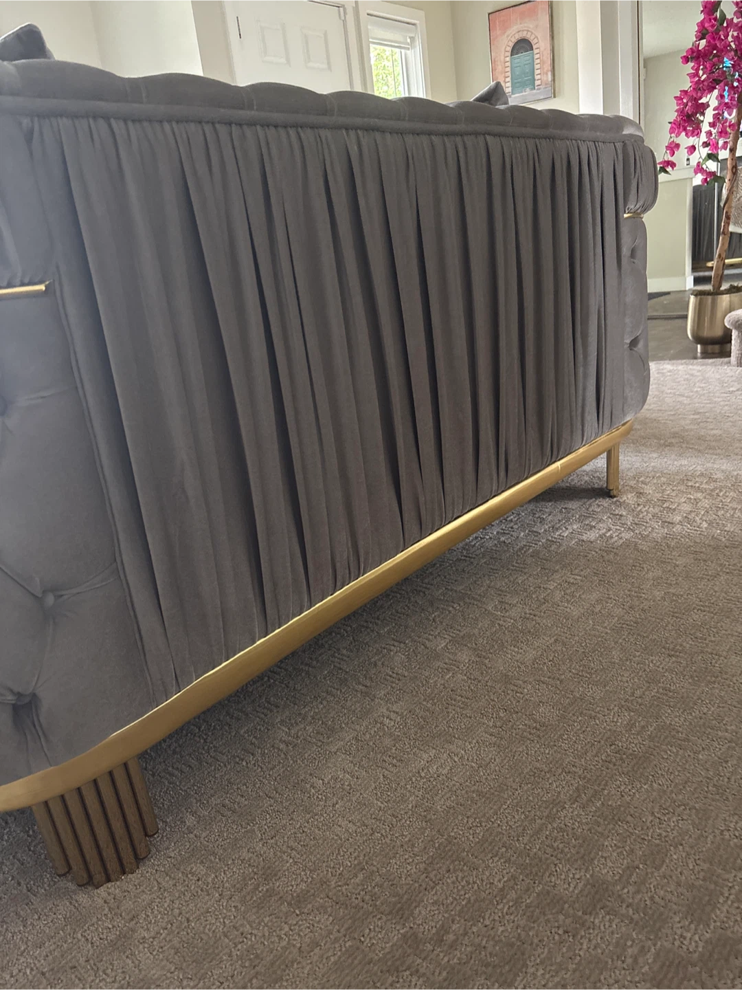 Marble Top Coffee Table with Gold Base - photo 5