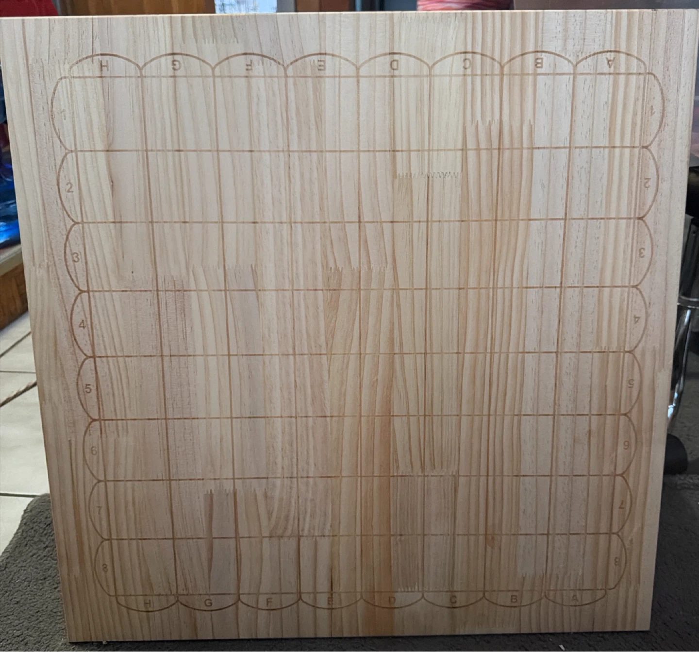 Reversible Wooden Game Board - photo 2