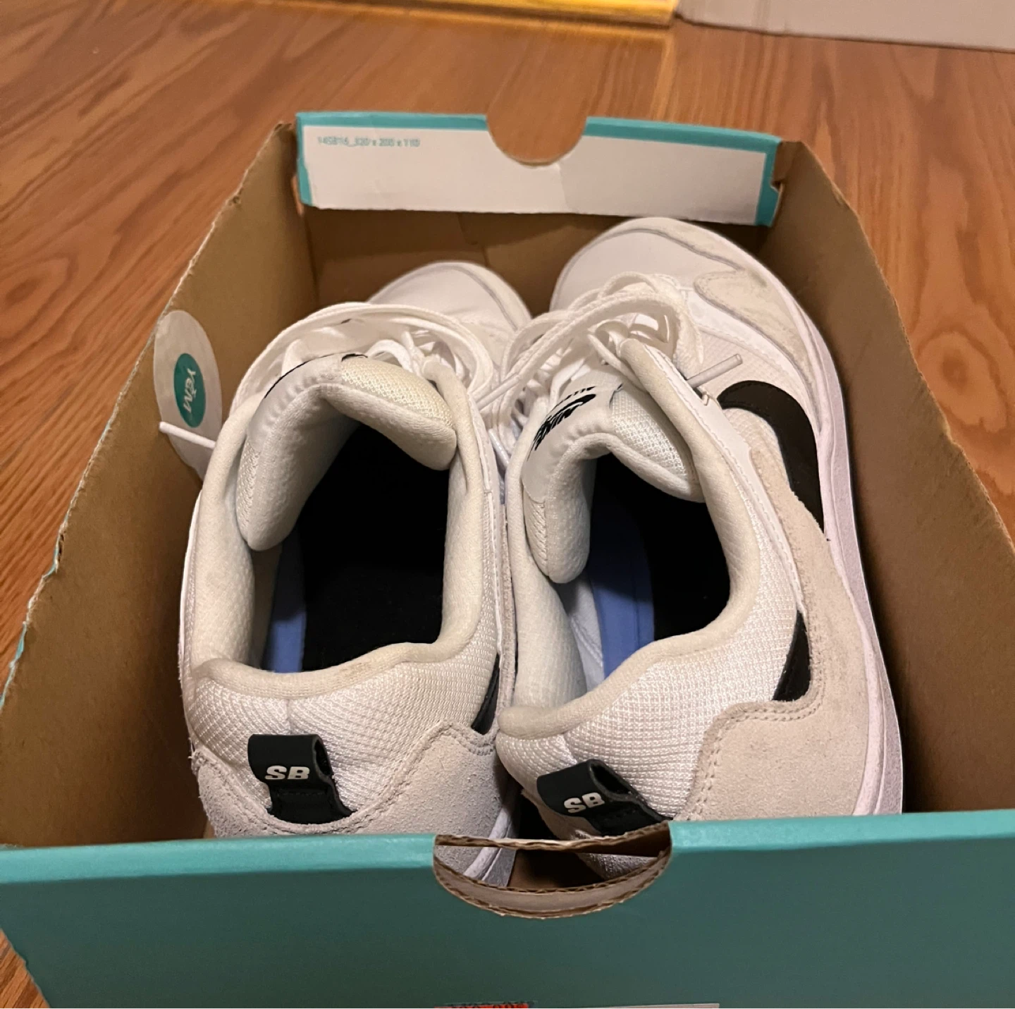 US 11 Nike SB Alleyoop White Black - photo 5