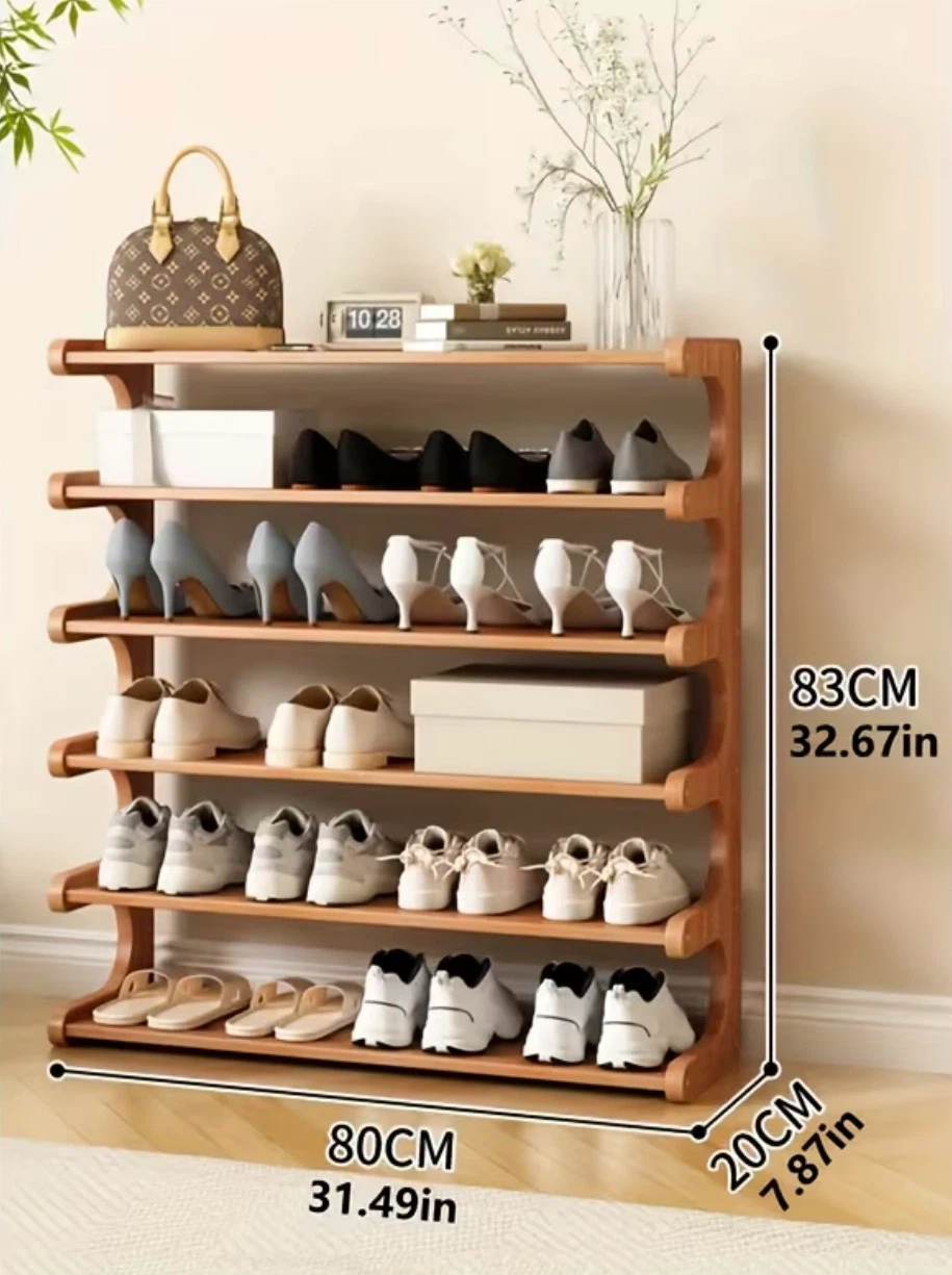 6-Tier Bamboo Wooden Shoe Rack Organizer (BRAND NEW IN BOX) - photo 5