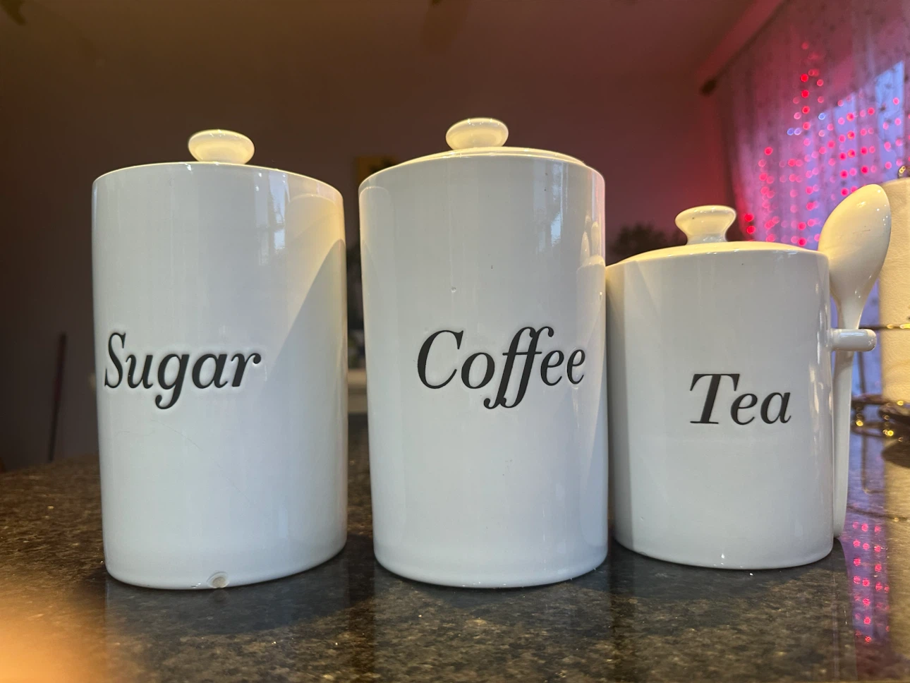 White Canister Set