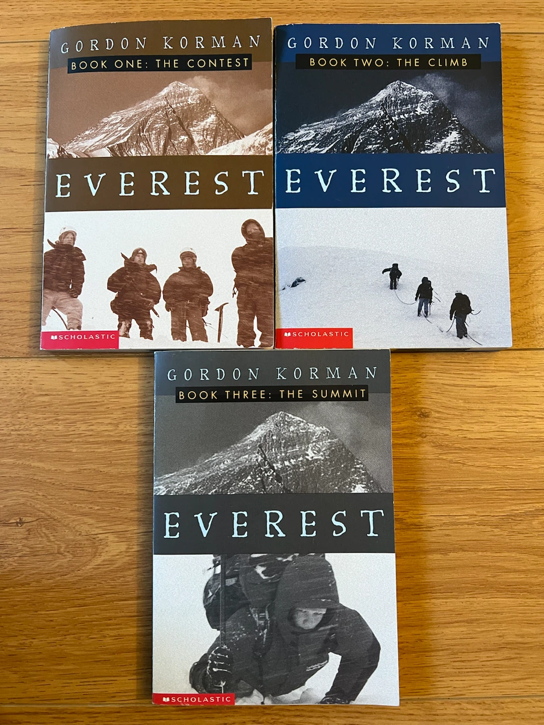 Gordon Korman Everest Series Books 1-3