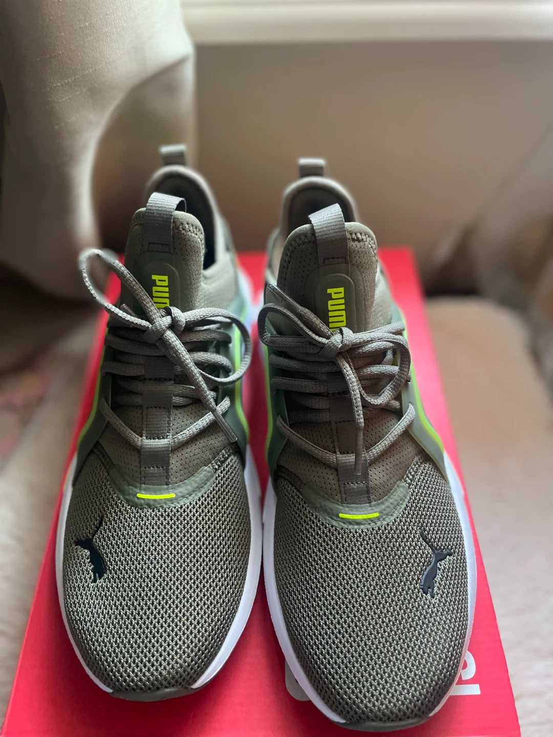 Puma Softride Running Shoes - Green/Yellow - photo 3