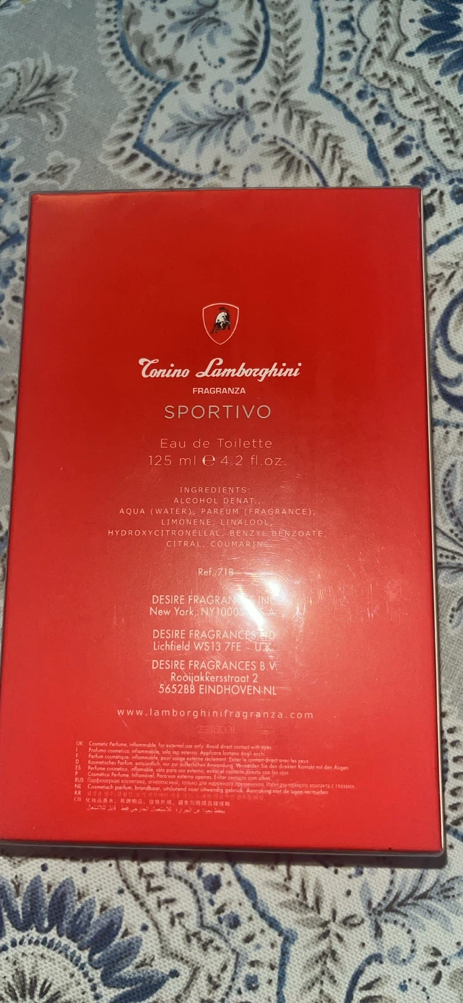 Tonino Lamborghini SPORTIVO Eau de Toilette 125ml - photo 4