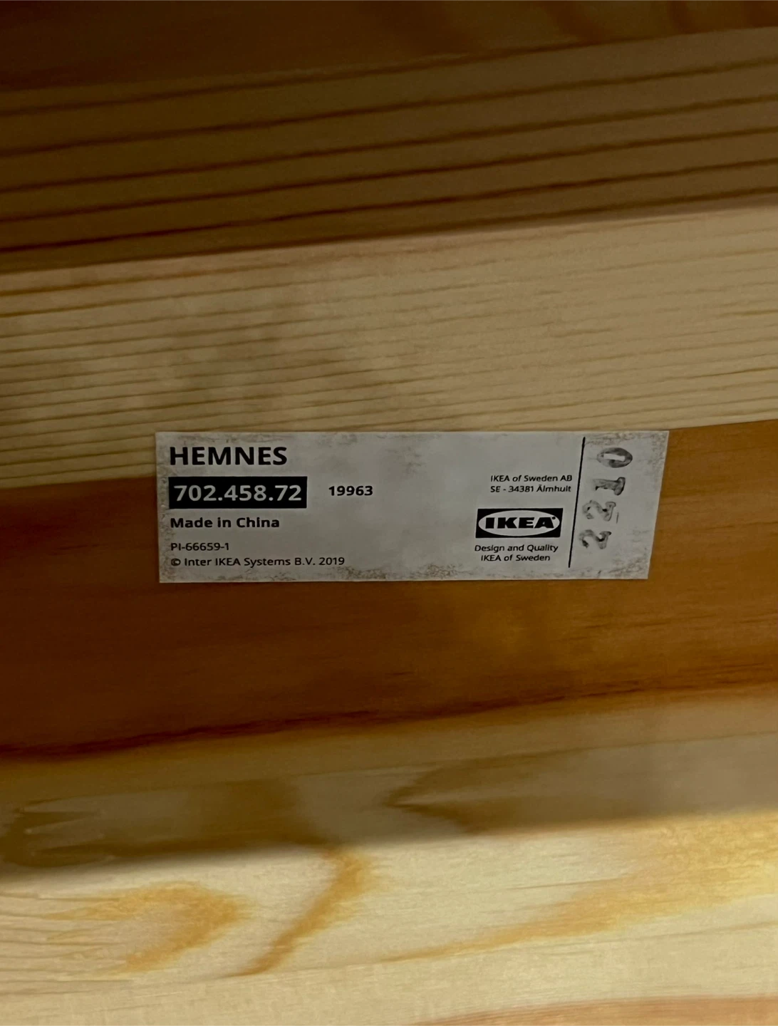 IKEA HEMNES Bench with Shoe Storage – Black-Brown - photo 4