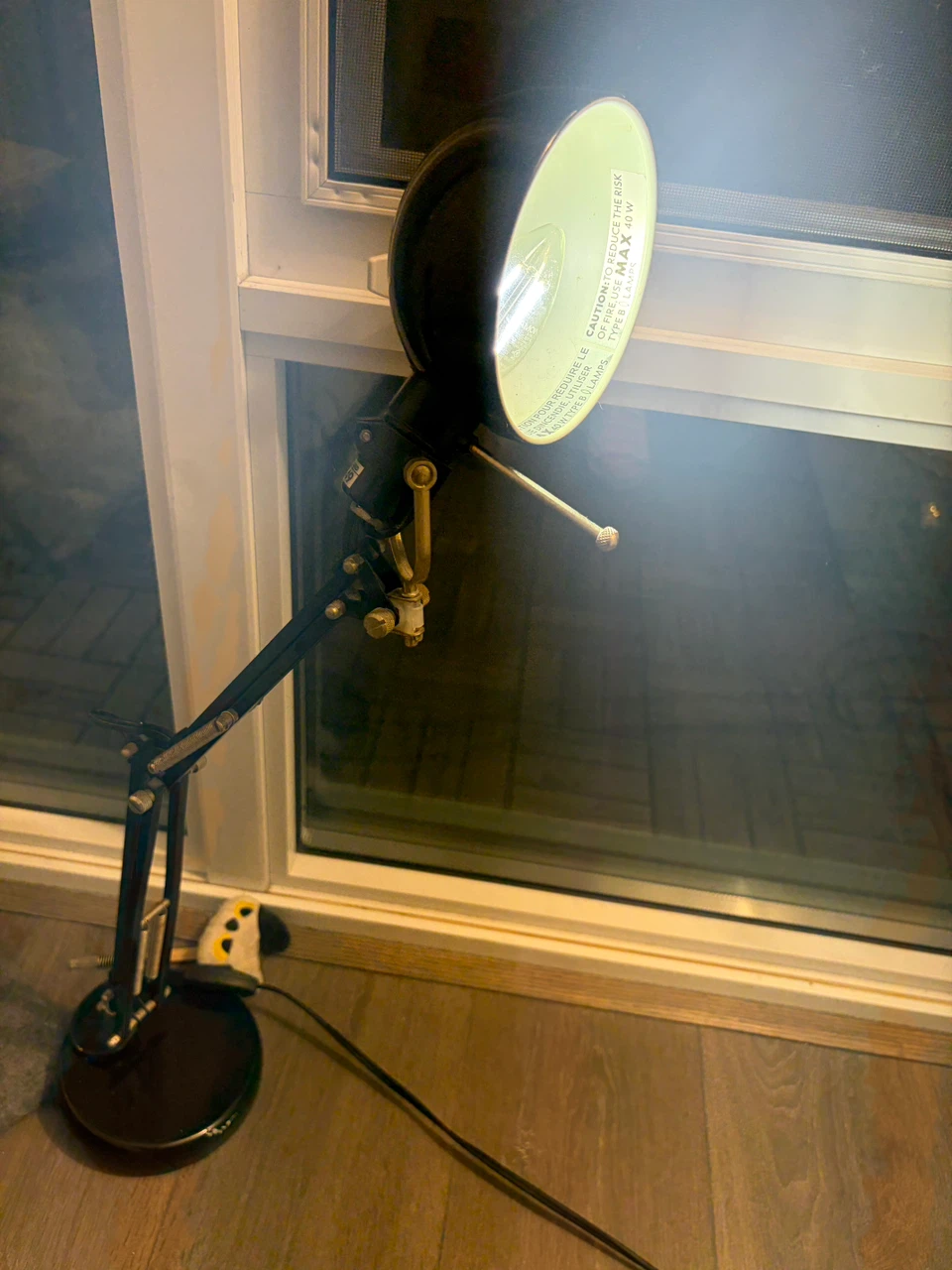 Black Adjustable Desk Lamp