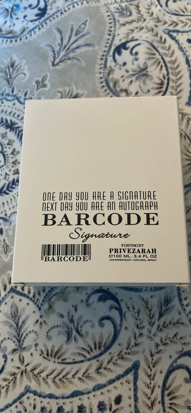Barcode Signature Perfume by Privézerah 100ml