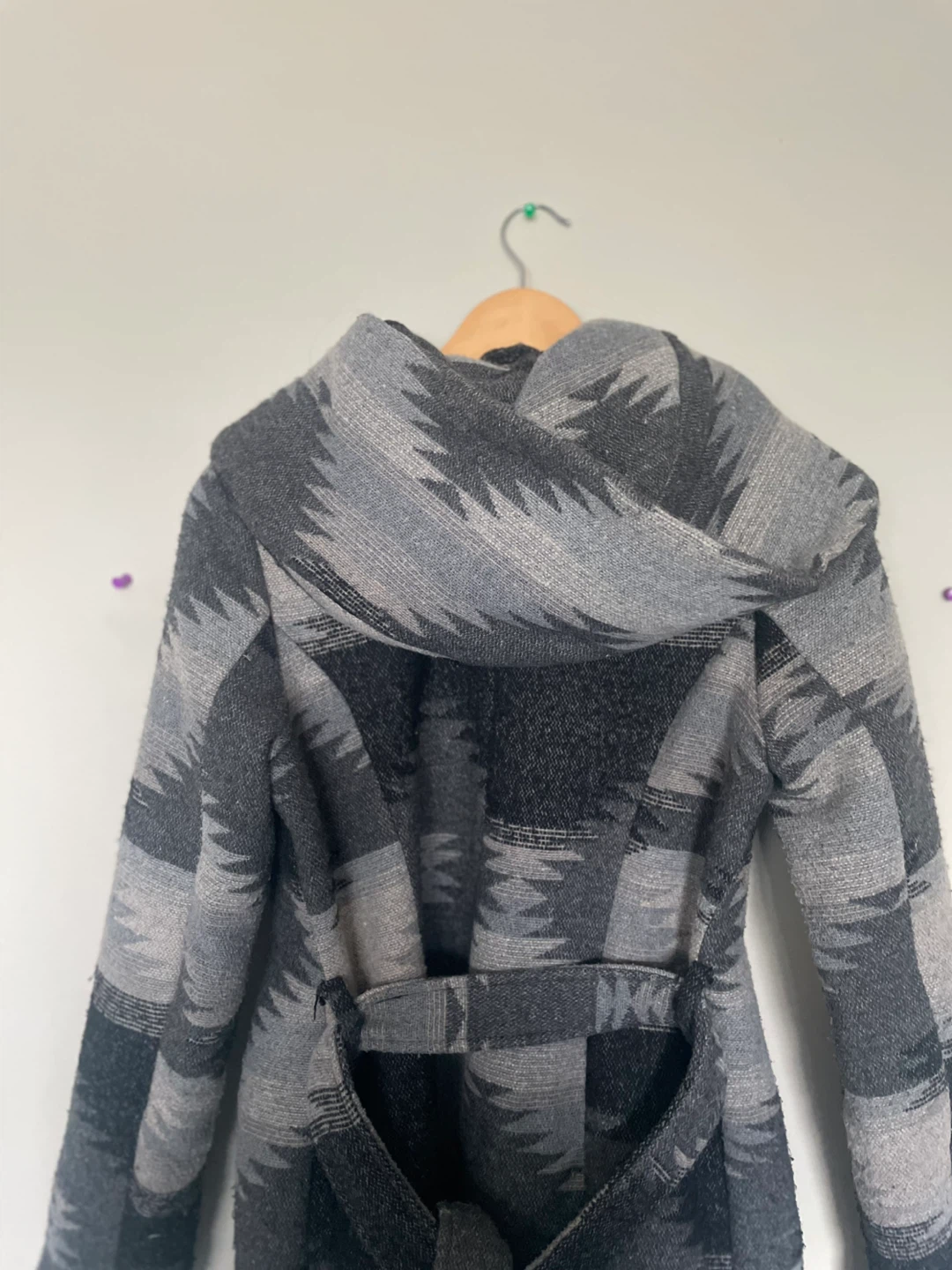 Kismet Hooded Coat - preloved size small - photo 2
