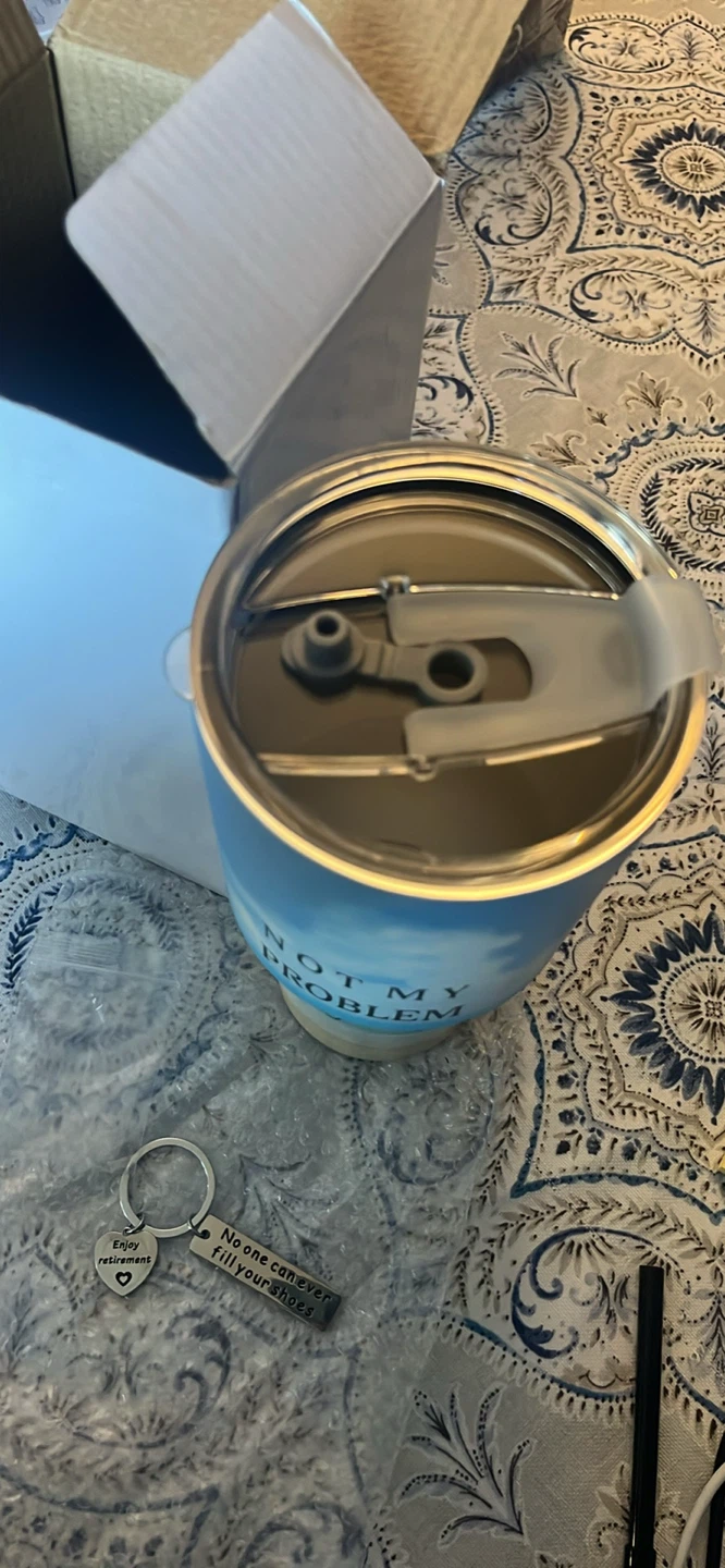 Retirement Tumbler with Keychain