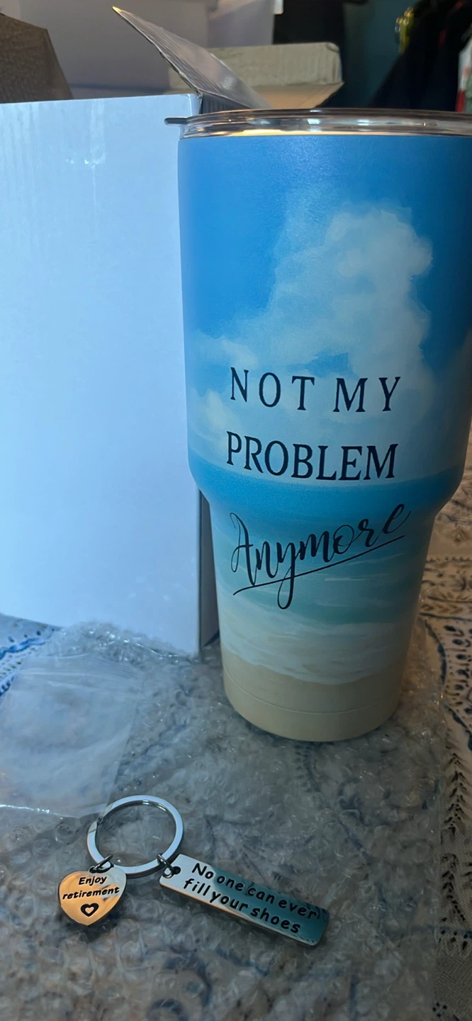 Retirement Tumbler with Keychain - photo 2