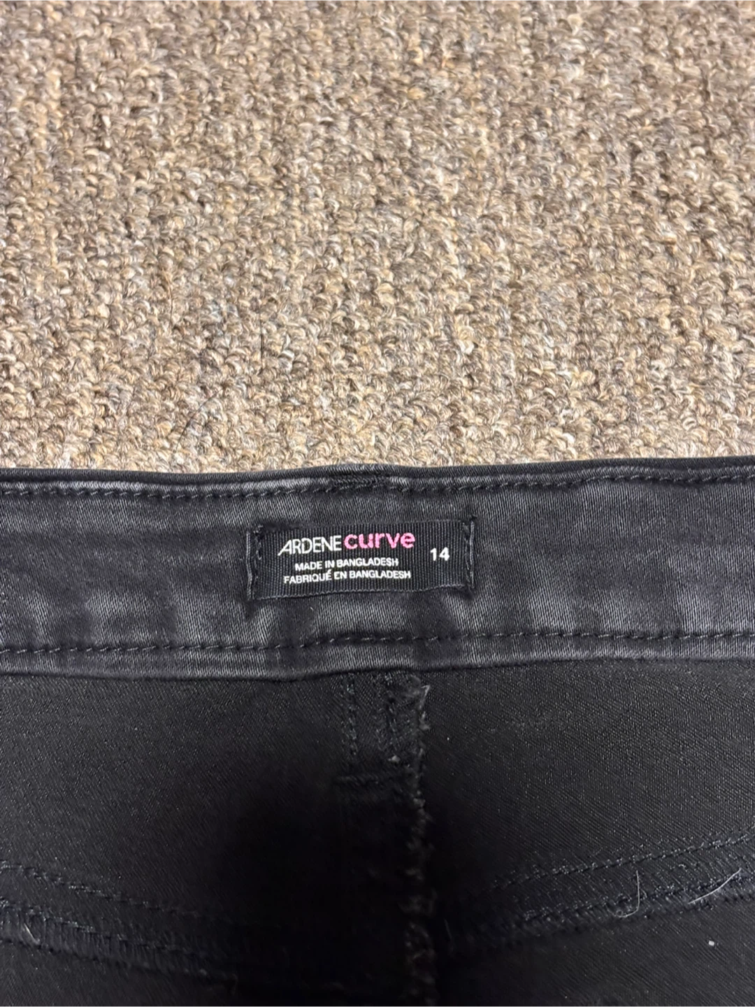 Ardene Curve Black Jeans Size 14 - photo 2